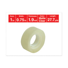 Load image into Gallery viewer, Universal® wholesale. UNIVERSAL® Invisible Tape, 1&quot; Core, 0.75&quot; X 83.33 Ft, Clear, 12-pack. HSD Wholesale: Janitorial Supplies, Breakroom Supplies, Office Supplies.