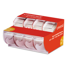 Load image into Gallery viewer, Universal® wholesale. UNIVERSAL® Invisible Tape With Handheld Dispenser, 1&quot; Core, 0.75&quot; X 25 Ft, Clear, 4-pack. HSD Wholesale: Janitorial Supplies, Breakroom Supplies, Office Supplies.