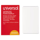 Universal® wholesale. UNIVERSAL® Laminating Pouches, 5 Mil, 3.75" X 2.25", Matte Clear, 100-box. HSD Wholesale: Janitorial Supplies, Breakroom Supplies, Office Supplies.