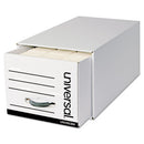 Universal® wholesale. UNIVERSAL® Heavy-duty Storage Drawers, Letter Files, 14" X 25.5" X 11.5", White, 6-carton. HSD Wholesale: Janitorial Supplies, Breakroom Supplies, Office Supplies.