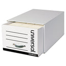Universal® wholesale. UNIVERSAL® Heavy-duty Storage Drawers, Legal Files, 17.25" X 25.5" X 11.5", White, 6-carton. HSD Wholesale: Janitorial Supplies, Breakroom Supplies, Office Supplies.