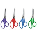 Universal® wholesale. UNIVERSAL® Kids' Scissors, Rounded Tip, 5" Long, 1.75" Cut Length, Assorted Straight Handles, 12-pack. HSD Wholesale: Janitorial Supplies, Breakroom Supplies, Office Supplies.