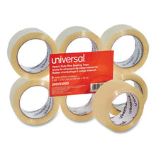 Load image into Gallery viewer, Universal® wholesale. UNIVERSAL® Heavy-duty Box Sealing Tape, 3&quot; Core, 1.88&quot; X 54.6 Yds, Clear, 6-box. HSD Wholesale: Janitorial Supplies, Breakroom Supplies, Office Supplies.