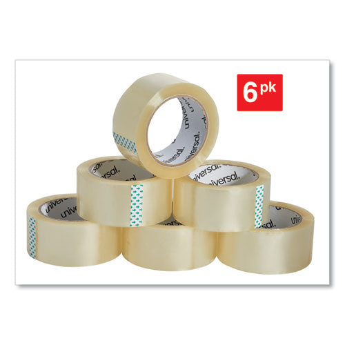 Universal® wholesale. UNIVERSAL® Heavy-duty Box Sealing Tape, 3" Core, 1.88" X 54.6 Yds, Clear, 6-box. HSD Wholesale: Janitorial Supplies, Breakroom Supplies, Office Supplies.