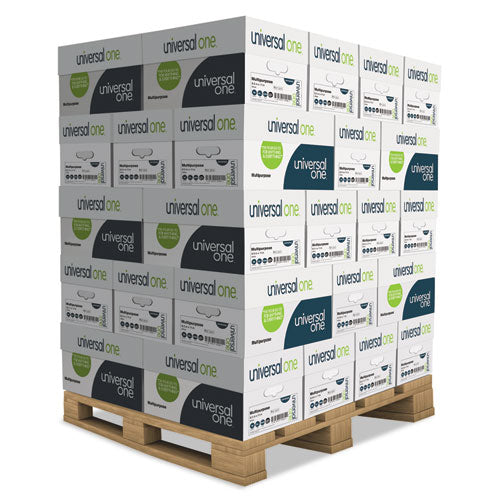 Universal® wholesale. UNIVERSAL Deluxe Multipurpose Paper, 98 Bright, 20 Lb, 8.5 X 11, Bright White, 500 Sheets-ream, 10 Reams-carton, 40 Cartons-pallet. HSD Wholesale: Janitorial Supplies, Breakroom Supplies, Office Supplies.