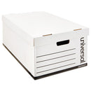 Universal® wholesale. UNIVERSAL® Medium-duty Easy Assembly Storage Box, Legal Files, White, 12-carton. HSD Wholesale: Janitorial Supplies, Breakroom Supplies, Office Supplies.