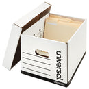 Universal® wholesale. UNIVERSAL® Professional-grade Heavy-duty Storage Boxes, Letter-legal Files, White, 12-carton. HSD Wholesale: Janitorial Supplies, Breakroom Supplies, Office Supplies.