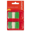 Universal® wholesale. UNIVERSAL® Page Flags, Green, 50 Flags-dispenser, 2 Dispensers-pack. HSD Wholesale: Janitorial Supplies, Breakroom Supplies, Office Supplies.