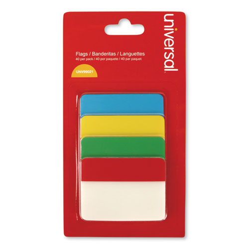 Universal® wholesale. UNIVERSAL® Self Stick Index Tab, 2", Assorted Colors, 40-pack. HSD Wholesale: Janitorial Supplies, Breakroom Supplies, Office Supplies.