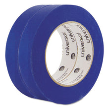 Load image into Gallery viewer, Universal® wholesale. UNIVERSAL® Premium Blue Masking Tape With Uv Resistance, 3&quot; Core, 24 Mm X 54.8 M, Blue, 2-pack. HSD Wholesale: Janitorial Supplies, Breakroom Supplies, Office Supplies.