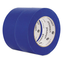 Load image into Gallery viewer, Universal® wholesale. UNIVERSAL® Premium Blue Masking Tape With Uv Resistance, 3&quot; Core, 48 Mm X 54.8 M, Blue, 2-pack. HSD Wholesale: Janitorial Supplies, Breakroom Supplies, Office Supplies.