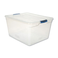 Rubbermaid® wholesale. Rubbermaid® Clever Store Basic Latch-lid Container, 71 Qt, 18.63