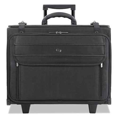 Solo wholesale. Classic Rolling Catalog Case, 17.3", 18" X 7" X 14", Black. HSD Wholesale: Janitorial Supplies, Breakroom Supplies, Office Supplies.