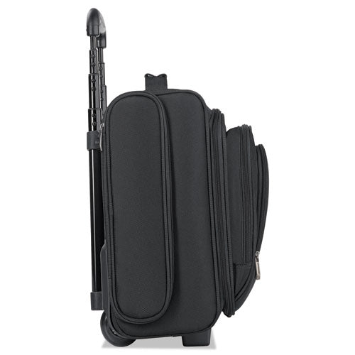 Solo wholesale. Classic Rolling Overnighter Case, 15.6", 16 7-50" X 6 69-100" X 13 39-50", Black. HSD Wholesale: Janitorial Supplies, Breakroom Supplies, Office Supplies.