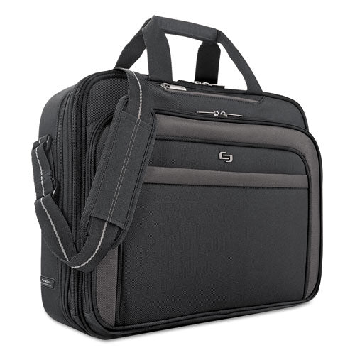 Solo wholesale. Pro Checkfast Briefcase, 17.3", 17" X 5 1-2" X 13 3-4", Black. HSD Wholesale: Janitorial Supplies, Breakroom Supplies, Office Supplies.