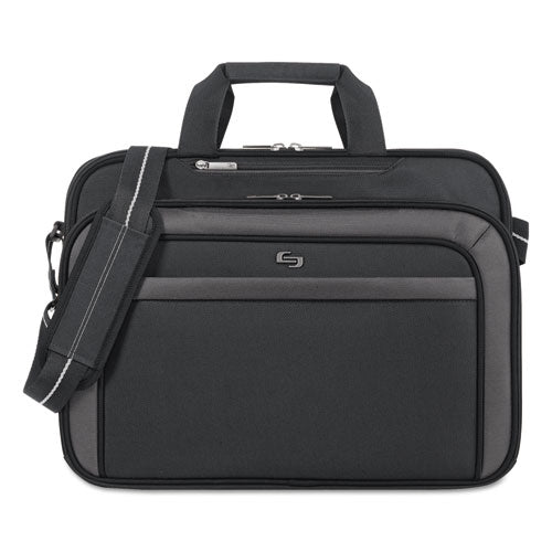 Solo wholesale. Pro Checkfast Briefcase, 17.3", 17" X 5 1-2" X 13 3-4", Black. HSD Wholesale: Janitorial Supplies, Breakroom Supplies, Office Supplies.