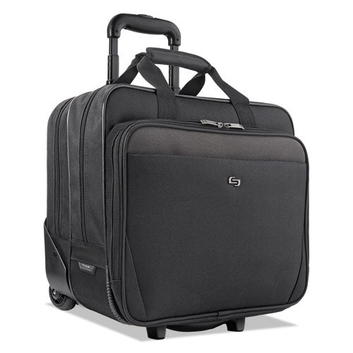 Solo wholesale. Classic Rolling Case, 17.3", 16 3-4" X 7" X 14 19-50", Black. HSD Wholesale: Janitorial Supplies, Breakroom Supplies, Office Supplies.