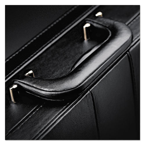 Solo wholesale. Classic Attaché, 12 1-2" X 4" X 17 1-2", Black. HSD Wholesale: Janitorial Supplies, Breakroom Supplies, Office Supplies.