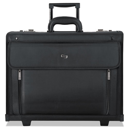 Solo wholesale. Classic Rolling Catalog Case, 16", 18" X 8" X 14", Black. HSD Wholesale: Janitorial Supplies, Breakroom Supplies, Office Supplies.