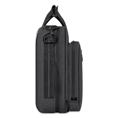 Solo wholesale. Urban Hybrid Briefcase, 15.6", 16 3-4" X 4" X 12", Gray. HSD Wholesale: Janitorial Supplies, Breakroom Supplies, Office Supplies.