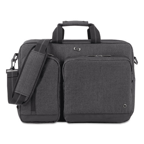 Solo wholesale. Urban Hybrid Briefcase, 15.6", 16 3-4" X 4" X 12", Gray. HSD Wholesale: Janitorial Supplies, Breakroom Supplies, Office Supplies.