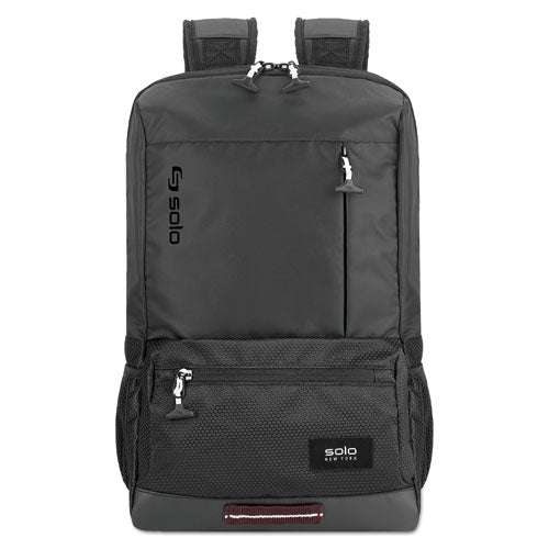 Solo wholesale. Draft Backpack, 6.25" X 18.12" X 18.12", Nylon, Black. HSD Wholesale: Janitorial Supplies, Breakroom Supplies, Office Supplies.