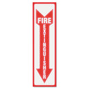 Headline® Sign wholesale. Glow In The Dark Sign, 4 X 13, Red Glow, Fire Extinguisher. HSD Wholesale: Janitorial Supplies, Breakroom Supplies, Office Supplies.