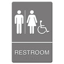 Headline® Sign wholesale. Ada Sign, Restroom-wheelchair Accessible Tactile Symbol, Molded Plastic, 6 X 9. HSD Wholesale: Janitorial Supplies, Breakroom Supplies, Office Supplies.