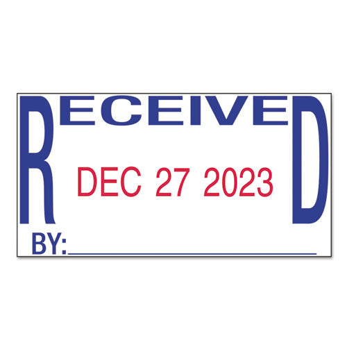 Trodat® wholesale. Trodat Economy Stamp, Dater, Self-inking, 1 5-8 X 1, Blue-red. HSD Wholesale: Janitorial Supplies, Breakroom Supplies, Office Supplies.