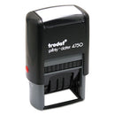 Trodat® wholesale. Trodat Economy 5-in-1 Stamp, Dater, Self-inking, 1.63 X 1, Blue-red. HSD Wholesale: Janitorial Supplies, Breakroom Supplies, Office Supplies.