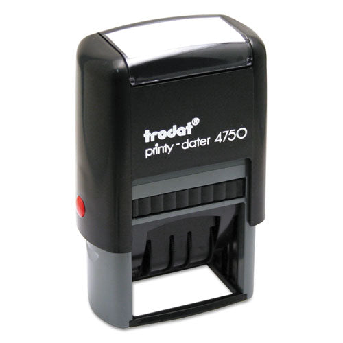 Trodat® wholesale. Trodat Economy 5-in-1 Stamp, Dater, Self-inking, 1.63 X 1, Blue-red. HSD Wholesale: Janitorial Supplies, Breakroom Supplies, Office Supplies.