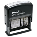 Trodat® wholesale. Trodat Economy 12-message Stamp, Dater, Self-inking, 2 X 0.38, Black. HSD Wholesale: Janitorial Supplies, Breakroom Supplies, Office Supplies.