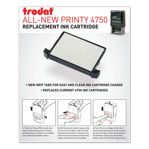 Identity Group wholesale. Trodat E4750 Stamp Replacement Pad, 1 X 1 5-8, Blue-red. HSD Wholesale: Janitorial Supplies, Breakroom Supplies, Office Supplies.