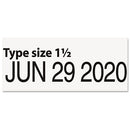 Identity Group wholesale. Rubber Stamp, Dater, Conventional, Type Size 1 1-2. HSD Wholesale: Janitorial Supplies, Breakroom Supplies, Office Supplies.