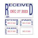 Trodat® wholesale. Trodat Professional 5-in-1 Date Stamp, Self-inking, 1.13 X 2, Blue-red. HSD Wholesale: Janitorial Supplies, Breakroom Supplies, Office Supplies.