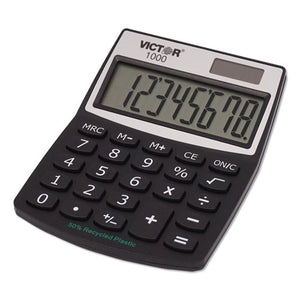 Victor® wholesale. 1000 Minidesk Calculator, Solar-battery, 8-digit Lcd. HSD Wholesale: Janitorial Supplies, Breakroom Supplies, Office Supplies.