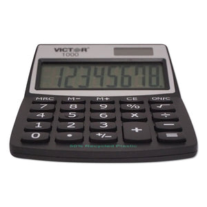 Victor® wholesale. 1000 Minidesk Calculator, Solar-battery, 8-digit Lcd. HSD Wholesale: Janitorial Supplies, Breakroom Supplies, Office Supplies.