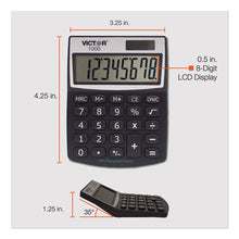 Load image into Gallery viewer, Victor® wholesale. 1000 Minidesk Calculator, Solar-battery, 8-digit Lcd. HSD Wholesale: Janitorial Supplies, Breakroom Supplies, Office Supplies.