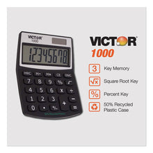 Load image into Gallery viewer, Victor® wholesale. 1000 Minidesk Calculator, Solar-battery, 8-digit Lcd. HSD Wholesale: Janitorial Supplies, Breakroom Supplies, Office Supplies.