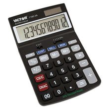 Load image into Gallery viewer, Victor® wholesale. 1180-3a Antimicrobial Desktop Calculator, 12-digit Lcd. HSD Wholesale: Janitorial Supplies, Breakroom Supplies, Office Supplies.