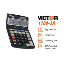 Load image into Gallery viewer, Victor® wholesale. 1180-3a Antimicrobial Desktop Calculator, 12-digit Lcd. HSD Wholesale: Janitorial Supplies, Breakroom Supplies, Office Supplies.