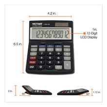 Load image into Gallery viewer, Victor® wholesale. 1180-3a Antimicrobial Desktop Calculator, 12-digit Lcd. HSD Wholesale: Janitorial Supplies, Breakroom Supplies, Office Supplies.