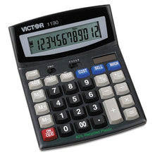 Load image into Gallery viewer, Victor® wholesale. 1190 Executive Desktop Calculator, 12-digit Lcd. HSD Wholesale: Janitorial Supplies, Breakroom Supplies, Office Supplies.