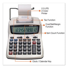 Load image into Gallery viewer, Victor® wholesale. 1208-2 Two-color Compact Printing Calculator, Black-red Print, 2.3 Lines-sec. HSD Wholesale: Janitorial Supplies, Breakroom Supplies, Office Supplies.