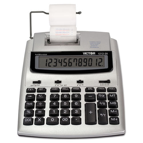 Victor® wholesale. 1212-3a Antimicrobial Printing Calculator, Blue-red Print, 2.7 Lines-sec. HSD Wholesale: Janitorial Supplies, Breakroom Supplies, Office Supplies.