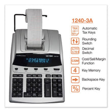 Load image into Gallery viewer, Victor® wholesale. 1240-3a Antimicrobial Printing Calculator, Black-red Print, 4.5 Lines-sec. HSD Wholesale: Janitorial Supplies, Breakroom Supplies, Office Supplies.