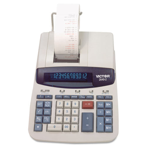 Victor® wholesale. 2640-2 Two-color Printing Calculator, Black-red Print, 4.6 Lines-sec. HSD Wholesale: Janitorial Supplies, Breakroom Supplies, Office Supplies.