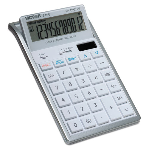 Victor® wholesale. 6400 Desktop Calculator, 12-digit Lcd. HSD Wholesale: Janitorial Supplies, Breakroom Supplies, Office Supplies.