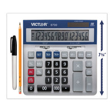 Load image into Gallery viewer, Victor® wholesale. 6700 Large Desktop Calculator, 16-digit Lcd. HSD Wholesale: Janitorial Supplies, Breakroom Supplies, Office Supplies.