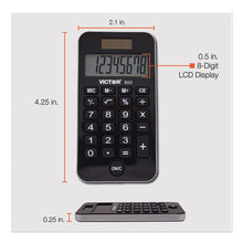 Load image into Gallery viewer, Victor® wholesale. 900 Antimicrobial Pocket Calculator, 8-digit Lcd. HSD Wholesale: Janitorial Supplies, Breakroom Supplies, Office Supplies.